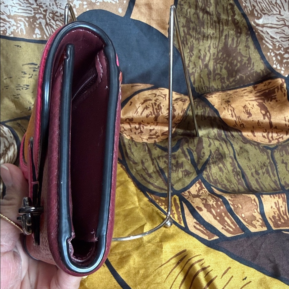 Coach compact wallet Colorful Leather Women's Bag - Picture 8 of 9